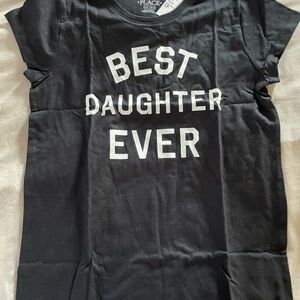 Place Black and White 'Best Daughter Ever' Tee